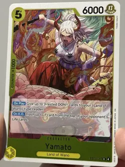 Yamato EB03-057 Extra Booster: One Piece Heroines Edition Foil Rare English NM - Image 1