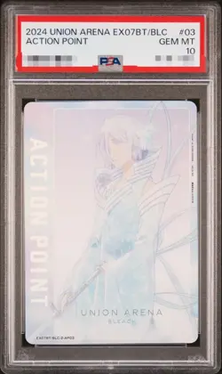 PSA 10 UNION ARENA BLEACH vol.2 EX07BT/BLC-2-AP03 AP Kuchiki Rukia - Image 1