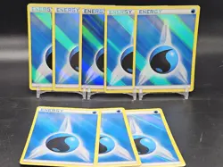 (7) Water Energy REVERSE HOLO RARE 2013 Pokemon Black and White - Image 1