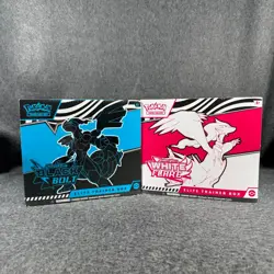 Pokemon Black Bolt & White Flare ETB Elite Trainer Boxes, Sealed - Image 1