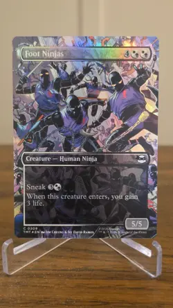 Foot Ninjas (Borderless) Foil C Teenage Mutant Ninja Turtles 209 NM - Image 1