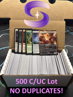 MTG 500 Card Lot | Common/Uncommon | NO DUPLICATES - Image 1