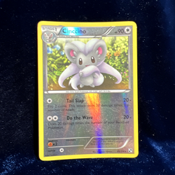 Cinccino 89/114 Black & White Base Set Reverse Holo Rare Pokemon Card - Image 3