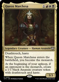 1x Queen Marchesa - Commander: Outlaws of Thunder Junction - NM - MTG - Image 1