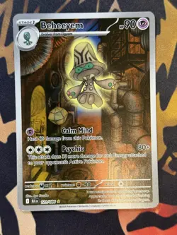 POKEMON - BEHEEYEM - 121/086 - BLACK BOLT - ILLUSTRATION RARE - Image 1