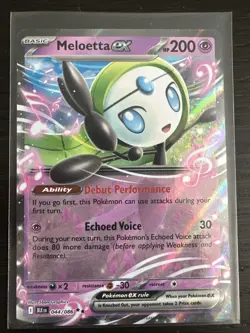 Pokemon TCG: Meloetta ex - 44/86 - Black Bolt (English) - Mint / NM - Image 1