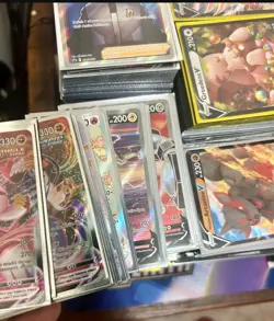 Pokemon Lot 100 Cards mint/near mint 5 Ultra Rare, Holo, Vmax full art or better - Image 5