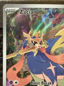 Zacian 100/094 Pokemon TCG Phantasmal Flames Art Card - Image 2