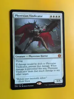 Phyrexian Vindicator. Phyrexian Horror. Mythin ONE Magic the Gathering Card. - Image 2