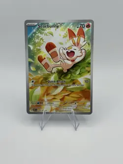 Pokemon TCG Scorbunny 225/217 Me: Ascended Heroes Illustration Rare Near Mint - Image 1