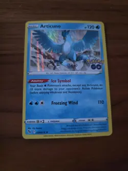 Pokemon TCG Articuno Pokemon Go 024/078 Holo Rare-NM - Image 1