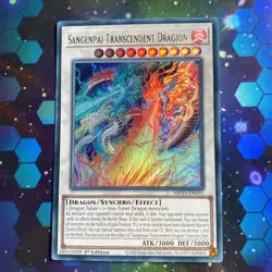 YUGIOH! Sangenpai Transcendent Dragion (MP25-EN191), Ultra Rare, 1st Edition - Image 1