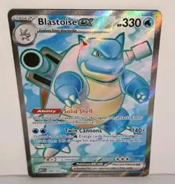 Blastoise EX - 184/165 SV: Scarlet & Violet 151 Pokemon TCG NM - Image 1
