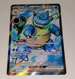 Blastoise EX - 184/165 SV: Scarlet & Violet 151 Pokemon TCG NM - Image 3