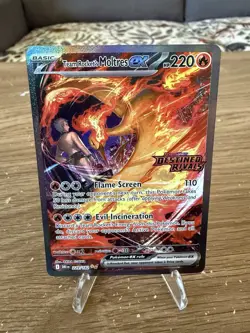 Pokemon TCG Team Rocket's Moltres EX Destined Rivals Promo MINT Pack Fresh UK - Image 2