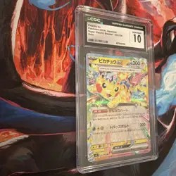 Pokemon Pikachu ex 033/106 Super Electric Breaker Holo CGC 10 Japanese - Image 2