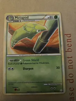 Metapod 46/123 - Heartgold & Soulsilver Uncommon - Pokemon TCG - Image 1