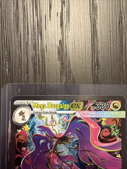 Pokemon TCG Mega Dragalge Ex 118/086 Chaos Rising (English) SIR NM Condition - Image 3