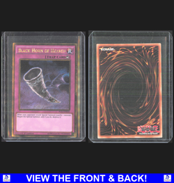 Black Horn of Heaven 2020 YuGiOh Gold Foil 1st Edition Trap Card PGL3 EN035 - Image 3
