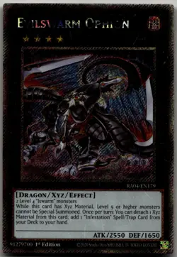 Evilswarm Ophion (Platinum Secret Rare) Platinum Secret Rare Quarter Century Sta - Image 1