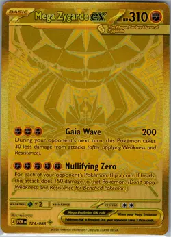 Mega Zygarde ex 124/088 ME03: Perfect Order - Pokemon Card - NM - Image 1