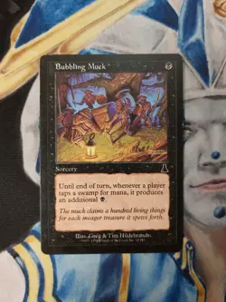 Bubbling Muck MTG Urza's Destiny Black Common Sorcery Heavily Played x1 BM2 - Image 2