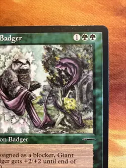 MTG Giant Badger HarperPrism Book Promo Green Rare Near-Mint!! - Image 4