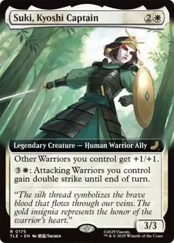 Suki, Kyoshi Captain Extended Art Avatar: The Last Airbender NM MTG - Image 1