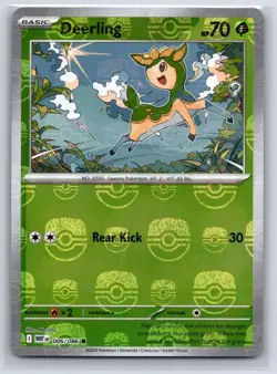 Deerling (Master Ball Pattern) 006/086 Common White Flare Pokemon Near Mint - Image 1