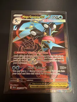Pokemon TCG Mega Greninja EX 100/086 Full Art Ultra Rare Chaos Rising NM - Image 1