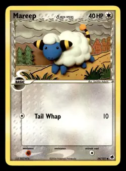 Mareep 54/101 Common Dragon Frontiers Pokemon LP - Image 1