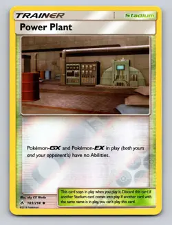 Power Plant 183/214 Uncommon Unbroken Bonds Pokemon Reverse Holo NM - Image 1