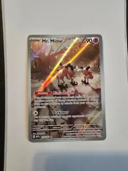 1x Mr. Mime - 179/165 - Illustration Rare NM-Mint Pokemon SV03.5 - 151 - Image 1