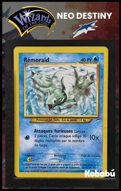 Carte Pokemon Remoraid 80/105 Edition 2 Ed 2 Neo Destiny Wizards FR 3 - Image 1