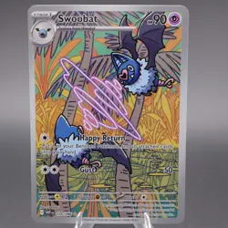 Swoobat 120/086 Illustration Rare SV: White Flare Pokemon TCG NM - Image 1