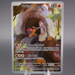 Torkoal - 172/167 Illustration Rare SV06: Twilight Masquerade Pokemon TCG NM - Image 1