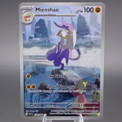 Mienshao 134/086 Illustration Rare SV: White Flare Pokemon TCG NM - Image 1