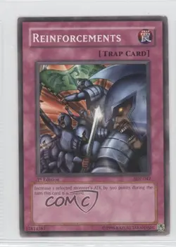 Reinforcements 1st Ed. YuGiOh Starter Deck Pegasus #SDP-042 2003 READ - Image 1