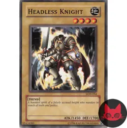 Yugioh Headless Knight LON-054 Common LP - Image 1