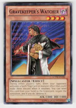 Legendary Collection 3: Yugi's World #LCYW-EN186 Gravekeeper's Watcher - Image 1