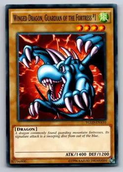 Winged Dragon, Guardian of the Fortress #1 YGLD-ENA10 Yu-Gi-Oh NM - Image 1