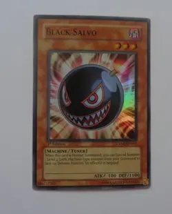 Black Salvo CRMS-EN015 (Super Rare, 1st Edition, Lightly Played / LP) Yugioh - Image 1