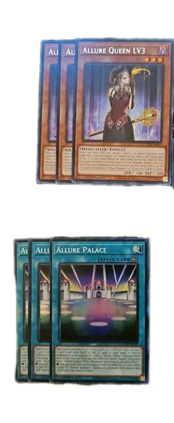 Allure Queen Deck *Incomplete* Core 17 Cards MZTM YuGiOh Bundle - Image 2
