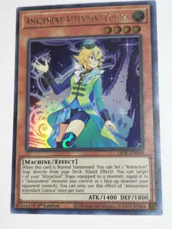 Yugioh Amazement Attendant Comica LIOV-EN008 67314110 1st Edition Ultra Rare B - Image 1