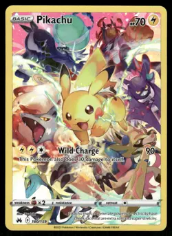 Pokemon Cards Pikachu 160/159 Crown Zenith Secret Rare NM *4 - Image 1