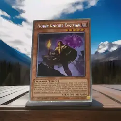 Yugioh Noble Knight Eachtar NKRT-EN011 Platinum Rare Limited Edition TCG Card C - Image 1