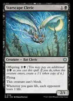 116 - Starscape Cleric - Bloomburrow - Normal - Magic: The Gathering Card - Image 1
