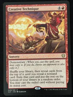 1x MTG Creative Technique - Commander 2021 (C21) #49 - Magic the Gathering - Image 1