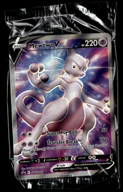 Mewtwo V SWSH229 SWSH Black Star Promo Pokemon - Image 1