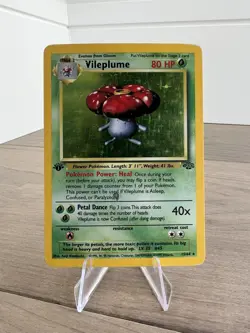 Pokemon TCG 1st Edition Vileplume Jungle 15/64 Holo Rare - Image 1